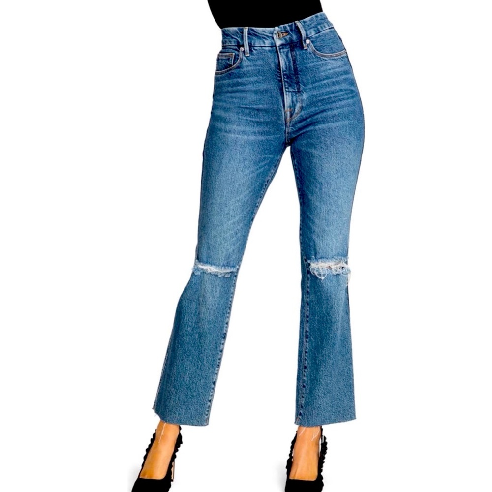 Good American GOOD CURVE STRAIGHT BLUE527 jeans 6